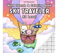 Sky Traveler: ESL Word Search & Coloring book (A2) (ESL Word Journey: Young Voyager Series)