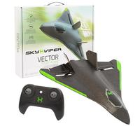 Sky Viper Vector Performance Stunt Jet Drone diseñado para alcanzar velocidades de hasta 35 mph equipado con tecnología avanzada de sujeción de posición, incluye control remoto de largo alcance de 600