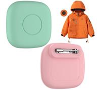 SkyArmor Paquete de 2 fundas de silicona impermeables con pin para Tile Mate 2024/2022 - Soporte oculto para rastreador GPS para niños, adolescentes, ancianos, mascotas, bolsos, equipaje - Funda