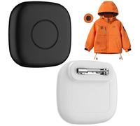 SkyArmor Paquete de 2 fundas de silicona impermeables con pin para Tile Mate 2024/2022 - Soporte oculto para rastreador GPS para niños, adolescentes, ancianos, mascotas, bolsos, equipaje - Funda