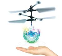 Skyball Light | Bola voladora con Luces LED Intermitentes, Funciona con Sensor de proximidad, detecta Objetos cercanos y se aleja de Ellos | A Partir de 8 años (NH90139)