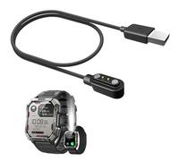 Skyband Compatible para Cable USB Compatible para Smartwatch IOWODO Reloj Inteligente Hombre Iluminación 2.01'' W60 (Negro)