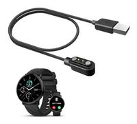 Skyband Compatible para Cable USB Compatible para Smartwatch OWMSIC Reloj Inteligente Hombre Mujer 1.39" S51 (Negro)