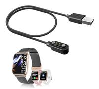 Skyband Compatible para Cable USB Compatible para Smartwatch RifePhi Reloj Inteligente Hombre Mujer 1.83" G51 (Negro)