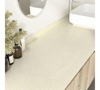 Skyblur Papel de contacto de granito beige, papel tapiz de mármol neutro, autoadhesivo, extraíble, papel de pared para despegar y pegar, para cocina, baño, encimeras, gabinetes, estilo japonés, 15.8 x