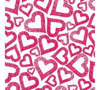 Skyblur Papel Pintado Corazón Rosa Papel Pintado Habitación Niña Papel Pintado Dormitorio Ideas 260 cm X 44.5 cm Papel Pintado Adhesivo Papel Pintado Autoadhesivo Pared Salón