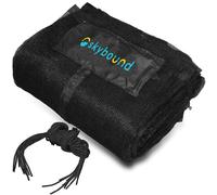 SkyBound Replacement Trampoline Nets - Choose Size and Style (Poles Not Included) (Straight Poles (Handled Caps), 15ft Frame / 8 Poles)