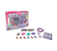 SkyCastle - Sticki Rolls Serie 2: Kit De Pulseras Y De Collares De Inicio | Pulsera y Collar para Niña a Partir de 5 años| Kit Pulseras con 320 Pegatinas Infantiles