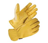 SKYDEER Guantes de trabajo profesionales de auténtica piel de ciervo, extremadamente flexibles y transpirables (SD2210/L)
