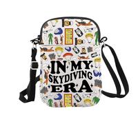 Skydiving Gift in My Skydiving Era - Bolsa con cremallera para aventuras al aire libre, Paracaidismo Cr Eu, Bolsa de cosméticos con impresión