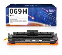 Skydo 069H Negro Tóner, con Chip, Alto Rendimiento, Compatible con Canon Cartridge 069 H BK con i-SENSYS LBP673Cdw LBP674Cdw LBP674Cx MF750C MF751Cdw MF753Cdw MF752Cdw MF756Cx Impresora (069H Negro)