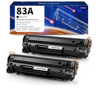 Skydo Cartucho de tóner negro 83A compatible con 83 A CF283A 83X CF283X como repuesto para HP Laserjet Pro MFP Series M127fw M127fs M125nw M125a M225dw, Laserjet Pro Series M201dw M201n (2 tóner negro