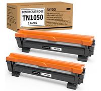 Skydo TN1050 Cartucho de Tóner Compatible para Brother DCP-1612W, 1610W, 1510, 1512, HL-1210W, 1212W, 1110, 1112 (2 Negro)