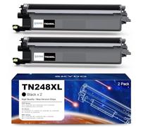 Skydo TN248XLBK Tóner Compatible con Brother TN248VAL TN248XL DCPL3560CDW | para Brother DCPL3560CDW DCPL3520CDW HLL3240CDW HLL3220CW HLL8240CDW MFCL3740CDW MFCL3760CDW TN248XL Toner (TN248XL Negro)