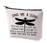 Skye Boat Song Bags Sing Me A Song Bolsas de Maquillaje Skye Boat Song Tema Regalos, Plata, Sing Me a Song