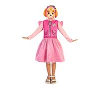 Skye disfraz niña original Paw Patrol Patrulla Canina (Talla 5-7 años) con máscara
