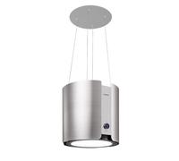 Skyfall 45cm 413m³/h Campana Extractora de Isla Plata