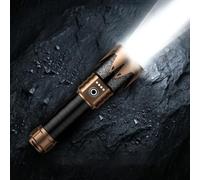 SKYFIRE Linternas LED Alta Potencia Recargable 1000000 Lumen, Linterna con Lente de Encendido y Powerbank, Zoomable 6 Modos, 10000mAh 60H Autonomía USB-C IPX6 para Camping Expedición Supervivencia