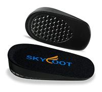 Skyfoot Plantillas ortopédicas para levantamiento de talón, absorción de impactos y aumento de altura para aliviar la tendinitis de Aquiles, espolones de talón, dolor de talón y fascitis plantar,