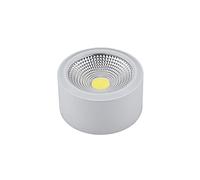 SKYGOO Lámpara de Foco LED Extremadamente Simple de 7w, lámpara de Entrada de Pasillo, Foco de Fondo nórdico, luz de baño de Inodoro, lámpara de Foco de Tienda, Negro, Blanco, Dos Colores