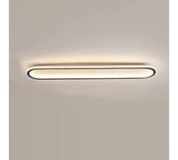 SKYGOO Luz de techo con control remoto inteligente para dormitorio de 42w, luz de pasillo de pasillo de sala de estar, luz de balcón minimalista moderna LED, luz de guardarropa de tira larga de esquin