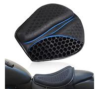 SKYJDM Cojín Plegable de Gel para Asiento de Motocicleta, Estructura de Panal 3D, absorción de Impactos y Almohadilla de Asiento Transpirable para Paseos Largos (L)