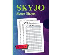 Skyjo Score Sheets: Easy Game Tracking