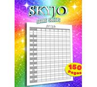 Skyjo Score Sheets: Large-Format Skyjo Scorekeeping - Extra Writing Space for Up to 8 Players