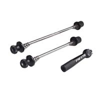 SkyjOy Buje Trasero MTB Pinchos de Cubo Rueda Bicicleta, Bloqueo Ruedas, Poste liberación rápida Seguridad, Ultraligero, antirrobo, Accesorios Piezas Carretera montaña MTB(Noir)