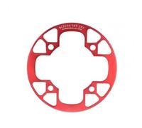 SkyjOy Platos para Bicicletas Plato de Bicicleta 104bcd Protector manivela montaña Piñón Carretera Rueda Diente Negativo Positivo Cubierta Protectora Disco único(Red B)