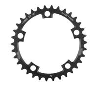 SkyjOy Platos para Bicicletas Plato de Bicicleta 110BCD Carretera 50-34T 52-36T 53-39T 5 Pernos Aleación Aluminio Rueda Cadena Doble Velocidad Piezas(110BCD Round 34T)