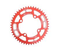 SkyjOy Platos para Bicicletas Plato de Bicicleta Plato Redondo 104BCD 40 42 44 46 48 50 52 T MTB Rueda Dentada montaña 104 Bcd(Red,50T)