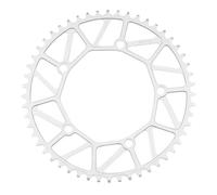SkyjOy Platos para Bicicletas Plato de Bicicleta Plato único 130 BCD Anillo Cadena Estrecho Ancho 9 10 11 Velocidad Rueda Plegable 3 Colores 6 tamaños(Silver 56T)