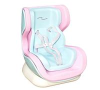 SkyJoy Silla Coche para Pop Mart/Labubu (Muñecas 10-17cm) - Asiento Magnético con Arnés, Clip Aire & Soporte Escritorio - Accesorio Decorativo Coleccionistas (Azul)