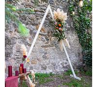SKYLANTERN - Arco de boda - Gran arco para boda, madera, triángulo, 2,15 m, arco de madera para decoración de boda, arco kit para Ceremonie Laique - Montaje fácil - Stock en Francia