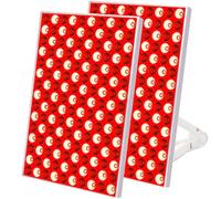 Skylaxy Dispositivo de terapia de luz roja LED: panel de luz roja infrarrojo cercano de 850 nm y profundo 660 nm, terapia de luz roja LED en casa para belleza de la piel, alivio del dolor de músculos