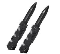 Skylety 2 Cuchillos Falsos Retráctiles Desaparecidos Dagas con Hoja de Plástico Juguete de Trucos de Broma Accesorios Mágicos para Adulto Recuerdo Fiesta Día de Los Inocentes (Estilo Delicado)