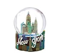 Skyline Ciudad de Nueva York Bola de Nieve Souvenir Figura Decorativa 80 mm de Bolas de Nieve de Nueva York Collection