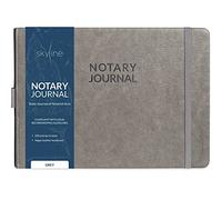 Skyline Diario oficial para notarios (gris, más pequeño que A4 (7 x 10 pulgadas)