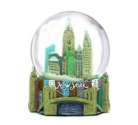 Skyline New York City - Globo de Nieve de Recuerdo, 3.5 Pulgadas de Alto, 65 mm
