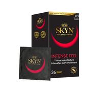 SKYN Intense Feel - Preservativos sin látex de poliisopreno, ultrafinos y estimulantes, 36 unidades