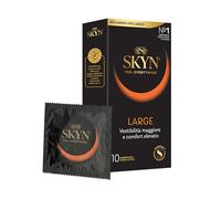 Skyn Large Preservativos Sin Látex, de Poliisopreno - Talla King Size XL - 10 Unidades