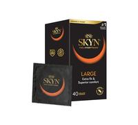 SKYN Large - Preservativos sin látex de poliisopreno - ultrasuaves y anchos, 40 unidades