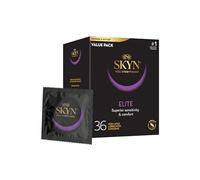 SKYN LifeStyles Elite Preservativos, condones sintéticos de poliisopreno, sin látex, 36 unidades (el embalaje puede variar)