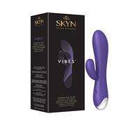 Skyn Masajeadores Vibes Personal Pleasure Vibrating Rabbit Massager | Consolador silencioso para clítoris y punto G, silicona suave, 20 ajustes de velocidad