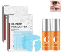 Skynpure Pure Collagen Films, Melting Collagen Film, Highprime Collagen Film Face Mask, Korea Highprime Collagen Soluble Film, Collagen Hydrating Face Mask,Prevent Fine Lines (Mask+Spray) (2Set)