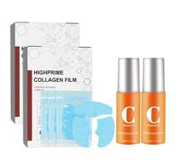 Skynpure Pure Collagen Films,Melting Collagen Film, Highprime Collagen Film Face Mask, Korea Highprime Collagen Soluble Film, Prevent Fine Lines And Protect Skin (2Set)