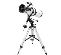 Skyoptikst Telescopio astronómico Newtionan de 750 x 150 mm, montaje ecuatorial de alta potencia, estrella, planeta, luna, Saturno, Júpiter