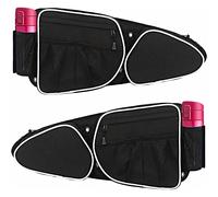 Skyour Juego de 2 bolsas de almacenamiento para puerta lateral UTV Polaris RZR, UTV de repuesto para UTV Polaris RZR XP Turbo S 1000 S900 (blanco)