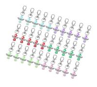 SkyPOOU 30 llaveros de bendición para enfermera, médico, profesor, invitado, bautizo, baby showers, cumpleaños, boda, regalo, llavero de colores surtidos